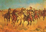 Frederick Remington Dismounted Sweden oil painting reproduction